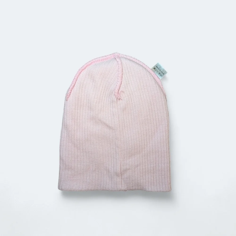 Home Prefer Cozy Light Pink Knit Girls Beanie One Size